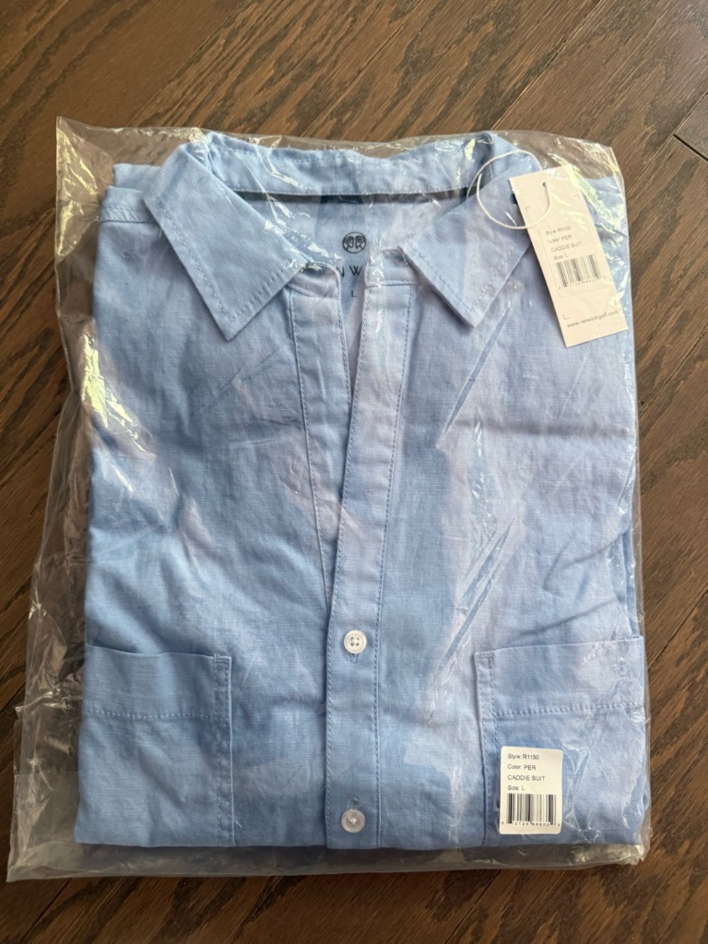 Renwick playsuit caddie Periwinkle blue woman’s sz large NWT